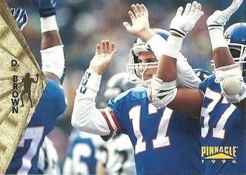 Dave Brown New York Giants 1996 Pinnacle NFL #91